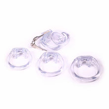 Load image into Gallery viewer, Sissy in Pink Resin Chastity Cage 1.89 and 2.35 inches long