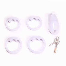 Load image into Gallery viewer, Resin Rod Holy Trainer Chastity Cage 1.89 inches and 2.36 inches long