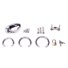 Load image into Gallery viewer, Cock Metal Cock Cage 2.76 inches long (All 3 Rings Included)