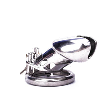 Load image into Gallery viewer, Real Steel Feel Metal Chastity Cage 3.94 inches long(All 3 Rings Include)