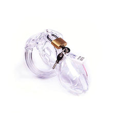 Load image into Gallery viewer, Plastic Chastity Cage 3.35 inches and 3.94 inches long
