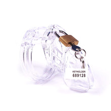 Load image into Gallery viewer, Plastic Chastity Cage 3.35 inches and 3.94 inches long