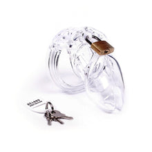 Load image into Gallery viewer, Plastic Chastity Cage 3.35 inches and 3.94 inches long