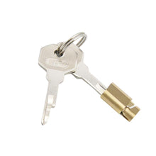 Load image into Gallery viewer, Premium Quality Stainless Steel Lock and Key Set for Hinged Type Chastity Cages