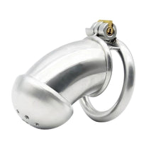 Load image into Gallery viewer, Mistress's Little Prisoner Metal Chastity Cage 1.80 inches and 2.36 inches long