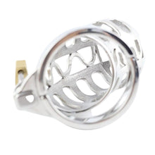 Load image into Gallery viewer, Stainless Steel Rattlesnake Metal Chastity Device 2.36 inches long