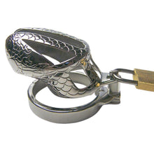 Load image into Gallery viewer, The Dragon Tamer Metal Chastity Device 1.97 inches long
