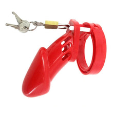 Load image into Gallery viewer, Red Plastic Cage 3.15 inches and 3.94 inches long