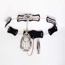 Load image into Gallery viewer, Adjustable Stainless Steel Male Chastity Belt
