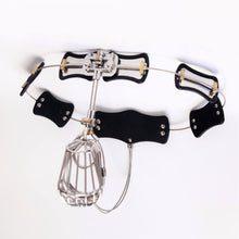 Load image into Gallery viewer, Adjustable Stainless Steel Male Chastity Belt