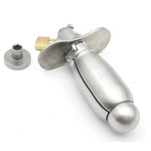 Load image into Gallery viewer, Metal Anal Expander Locking Butt Plug