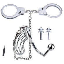 Load image into Gallery viewer, Anal Hook Set Ring Hook Banana Chastity Device