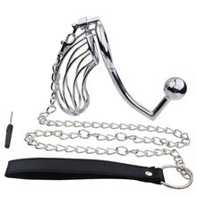 Load image into Gallery viewer, Anal Hook Set Ring Hook Banana Chastity Device