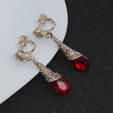 Load image into Gallery viewer, ANNE Crystal Clip On Earrings