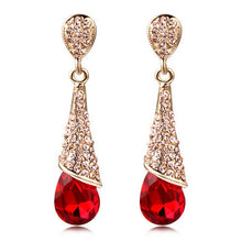 Load image into Gallery viewer, ANNE Crystal Clip On Earrings