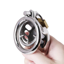 Load image into Gallery viewer, BDSM Stainless Steel Chastity Device With Spike Ring