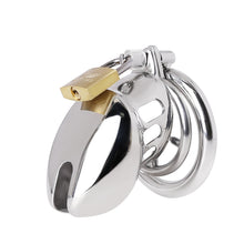 Load image into Gallery viewer, BDSM Stainless Steel Chastity Device With Spike Ring