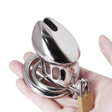 Load image into Gallery viewer, BDSM Stainless Steel Chastity Device With Spike Ring
