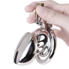 Load image into Gallery viewer, BDSM Stainless Steel Chastity Device With Spike Ring