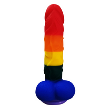 Load image into Gallery viewer, Big Colorful Dildo With Suction Cup