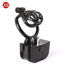 Load image into Gallery viewer, Black Electric Shock Mamba Chastity Cage