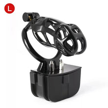 Load image into Gallery viewer, Black Electric Shock Mamba Chastity Cage