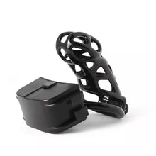 Load image into Gallery viewer, Black Electric Shock Mamba Chastity Cage