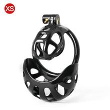 Load image into Gallery viewer, Black Mamba Chastity Cage With Balls Cage