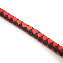 Load image into Gallery viewer, Braided Leather Pink Whip