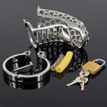 Load image into Gallery viewer, Metal Chastity Cage Snake