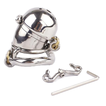 Load image into Gallery viewer, Metal Chastity Cage 2.55 inches Long