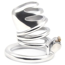 Load image into Gallery viewer, CC01 The Prisoner Chastity Cage 2.4 inches Steel