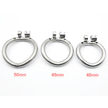 Load image into Gallery viewer, CC31 Stainless Steel Stealth Lock Male Chastity Device with Urethral Catheter