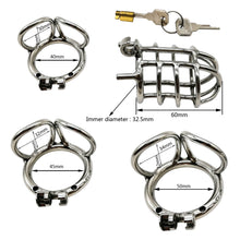 Load image into Gallery viewer, CC32 New stainless steel male chastity device