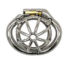 Load image into Gallery viewer, CC34 Ergonomic Stainless Steel Stealth Lock Male Chastity Device