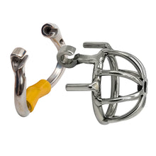 Load image into Gallery viewer, CC34 Ergonomic Stainless Steel Stealth Lock Male Chastity Device