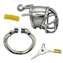 Load image into Gallery viewer, CC39 Stainless Steel Stealth Lock Cock Cage