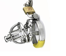 Load image into Gallery viewer, CC50 Stainless Steel Male Chastity Device with Catheter
