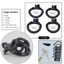 Load image into Gallery viewer, CC72 Lightweight 3D Chastity Cock Cage