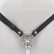 Load image into Gallery viewer, CC74 Brutal BDSM Chastity Cage with Belt