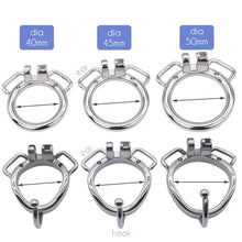 Load image into Gallery viewer, CC74 Brutal BDSM Chastity Cage with Belt