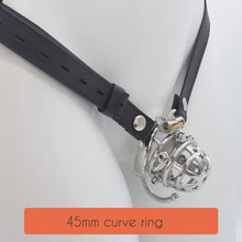 Load image into Gallery viewer, CC74 Brutal BDSM Chastity Cage with Belt