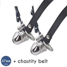 Load image into Gallery viewer, CC83 Strap on Cock Cage with Bondage Belt