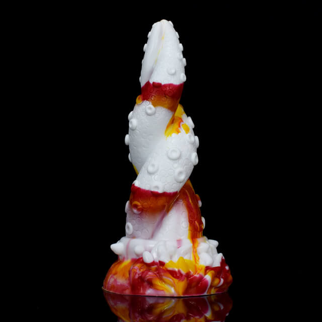 CC87 Octopus Anal Sex Toys Twist Butt Plug Screw Silicone Penis  CHASTITY  CAGE CO