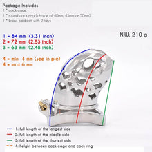 Load image into Gallery viewer, CC88 Fish Chastity Cock Cage for Male Bondage