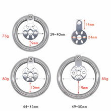 Load image into Gallery viewer, CC99 Thin Slice Chastity Cage