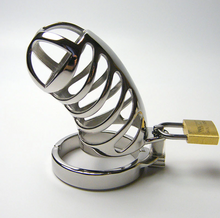Load image into Gallery viewer, Metal Chastity Device 3.35 inches long