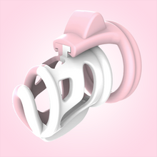 Load image into Gallery viewer, Plastic Chastity Cage 2.28 Inches Long (All 4 Rings Included)