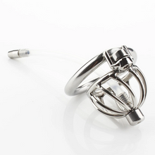 Load image into Gallery viewer, Small Metal TWISTED CHASTITY DEVICE 1.3 INCHES LONG