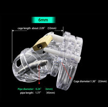 Load image into Gallery viewer, Urethra Mini Chastity Cage  Clear